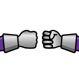 Duke fistbump